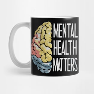 Mental Health Matters Gift Human Brain Illness Awareness Mug